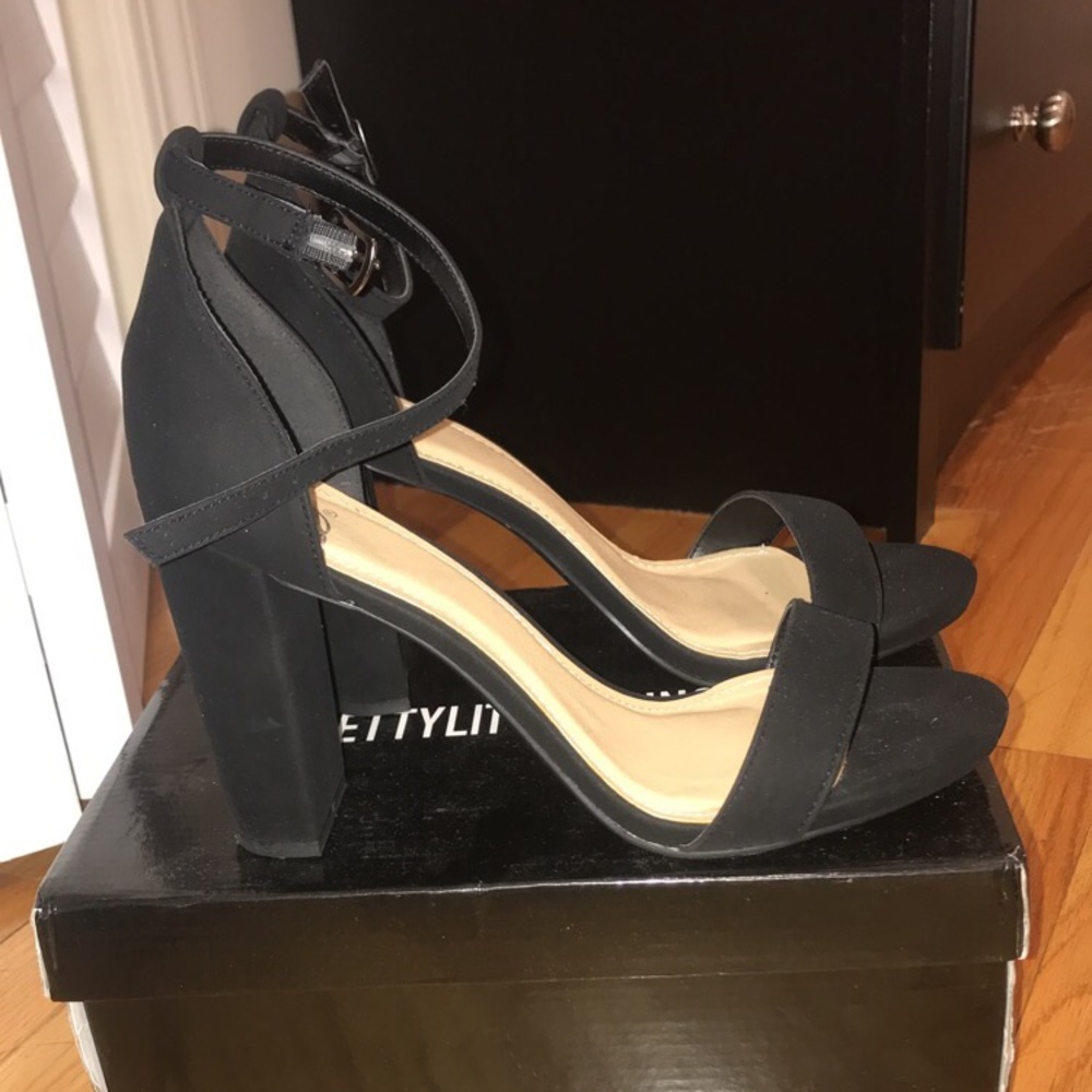 black heels